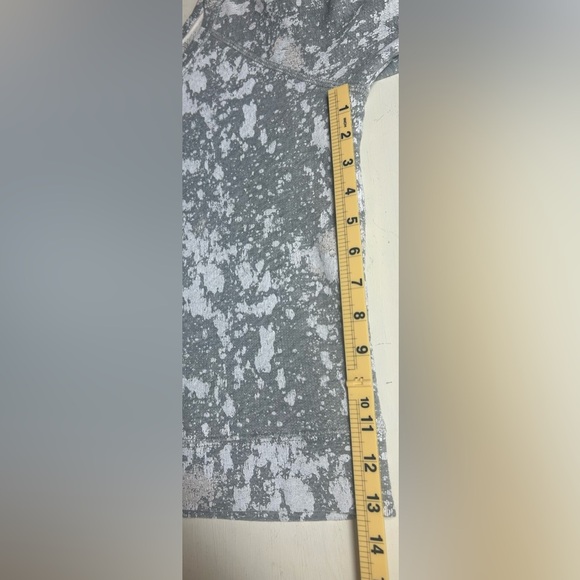 Womens J. Crew Gray White Paint Splatter Pullover Sweater Sweatshirt Sz M 80’s - Picture 8 of 8